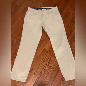 Men’s Vineyard Vines Performance Pants, Khaki, 35 x 32